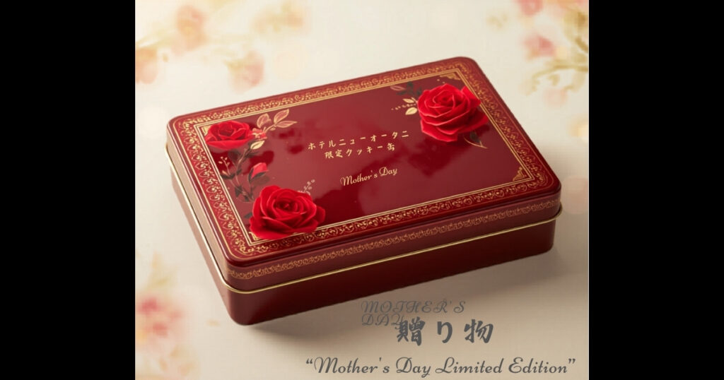 ホテルニューオータニから「3万輪の赤薔薇」をモチーフにした限定クッキー缶が登場のアイキャッチ画像