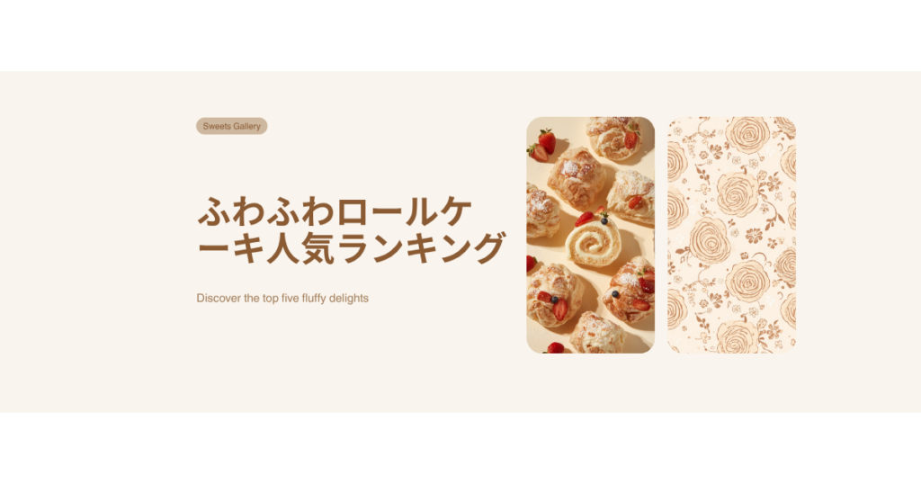 ふわふわロールケーキ人気ランキングTOP5｜しっとり口どけの絶品お取り寄せ完全ガイドのアイキャッチ画像