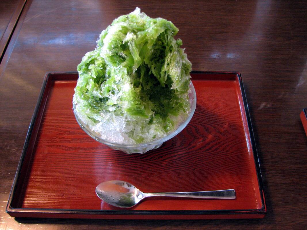 抹茶かき氷(夏スイーツ)