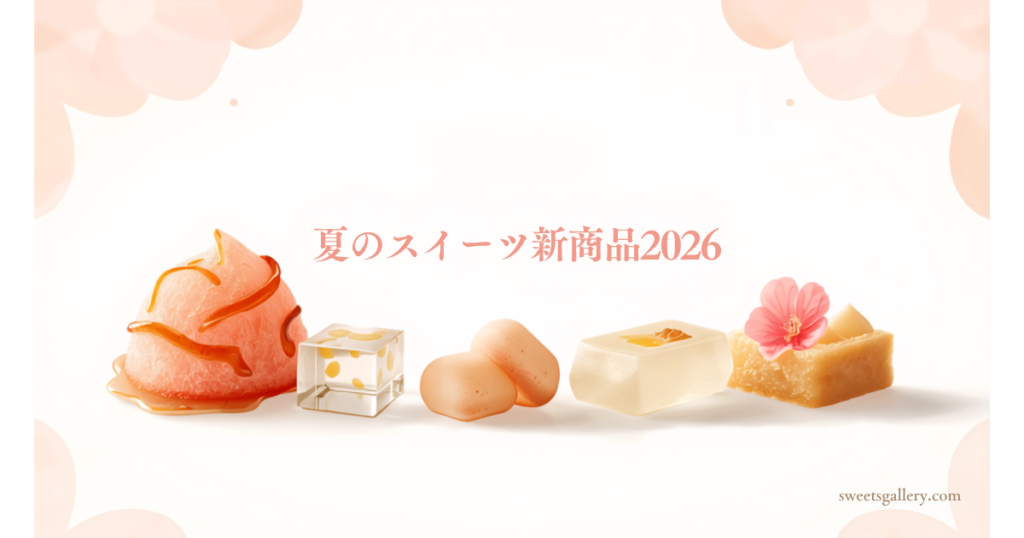 夏のスイーツ新商品2026